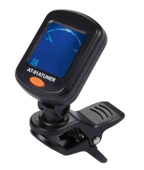 Guitarra nueva con funda y afinador