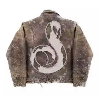 Chaqueta Denim SAINT con Tachuelas