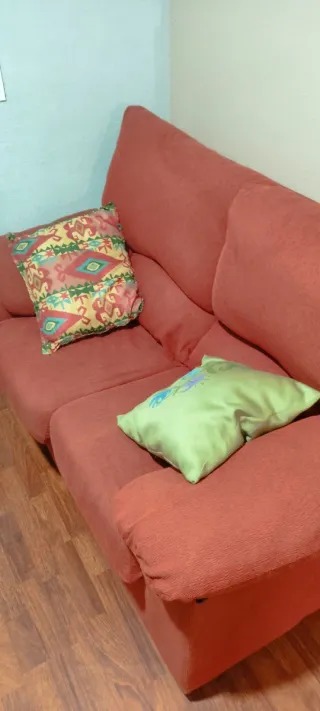 Sofá de 2 plazas de tela