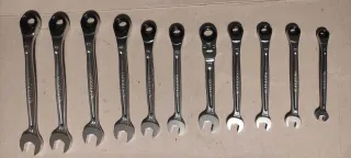 Serie chiavi combinate a cricchetto Facom