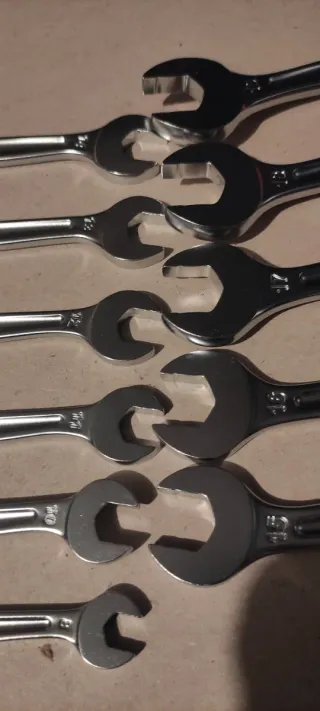 Serie chiavi combinate a cricchetto Facom