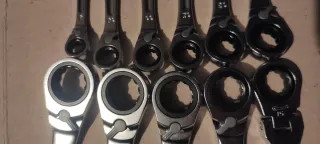 Serie chiavi combinate a cricchetto Facom