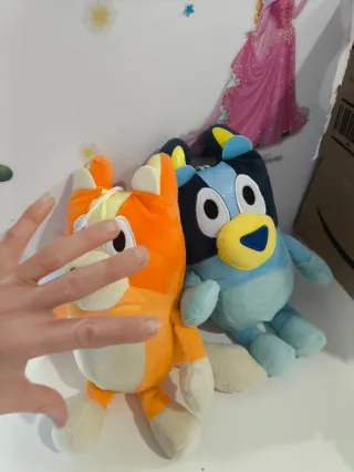 Peluche Bluey y Bingo