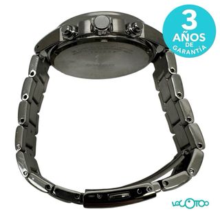 Reloj Seiko Solar Titanium Cronógrafo Negro