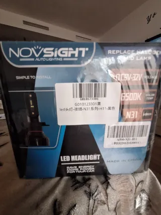 LED Coche NOVSIGHT 6500K