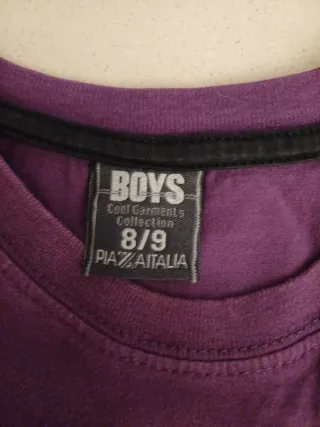 Maglia bimbo maniche lunghe viola