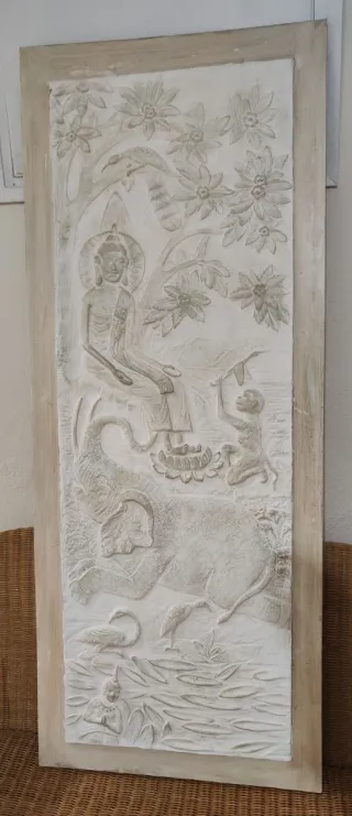 Cuadro decorativo con relieve.