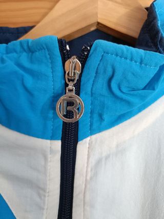 Sudadera Reebok Color Azul, Blanco y Negro TallaXL