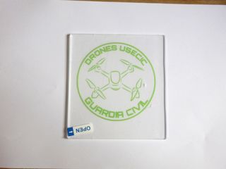 Marco transparente Guardia Civil piloto dron.