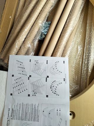 Cama de escalada infantil de madera Robincool Climb 66×84,5×73,2cm