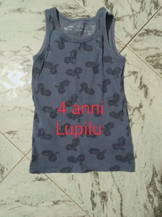 Canotta bimbo 4 anni Lupilu