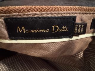 2 Pantalones Massimo Dutti Marrón y Azul