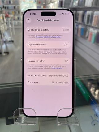 iPhone 15 Pro 256GB Blanco
