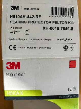 Cascos Peltor Kid H510A K 3M