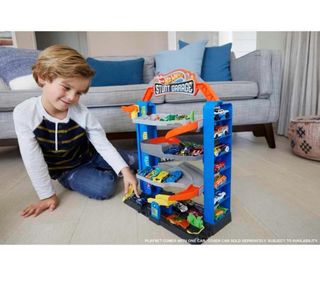 ¡Nuevo! Hot Wheels Stunt Garage Garaje Extremo