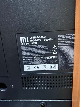 Televisor Xiaomi LED 55 Negro