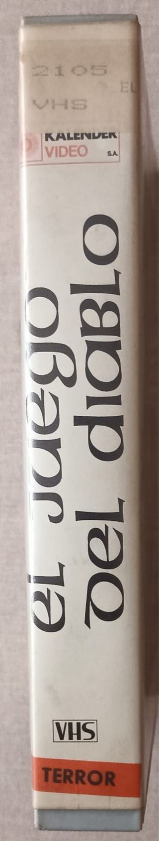 VHS El Juego del Diablo (Terror)