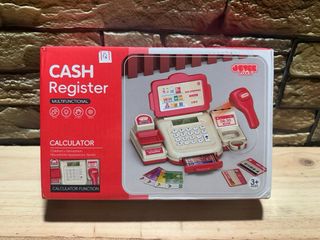 Caja registradora de juguete con escáner