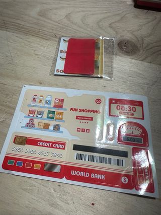 Caja registradora de juguete con escáner