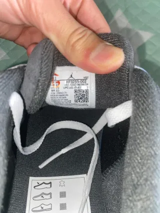 Jordan Flight Court Anthracite-White