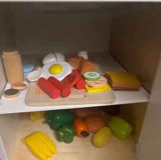 Cocina de juguete de madera. Solo recogida en mano