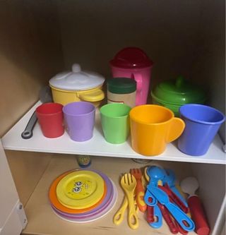 Cocina de juguete de madera. Solo recogida en mano