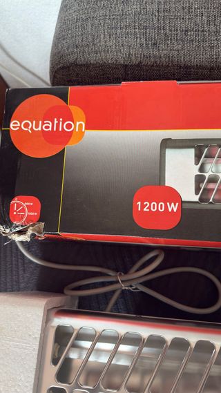 Calentador infrarrojo de regleta