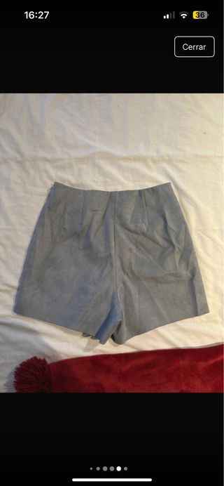 Falda pantalón gris