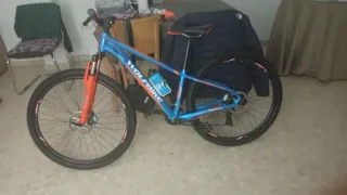 Bicicleta Montaña 27.5 Azul/Naranja