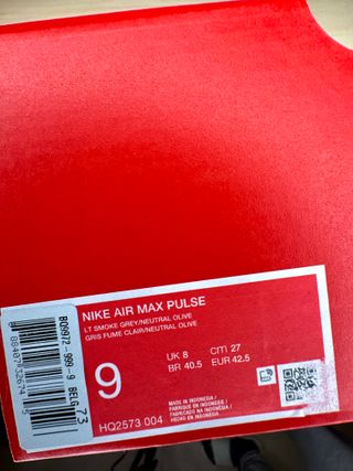 Nike Air Max Pulse Uomo 42.5 Grigio Oliva