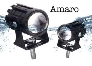 2 Farois/Luzes Led Auxiliares Com Interruptor Para