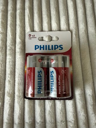 Pilas Philips D x2 LR20 MONO 1.5V