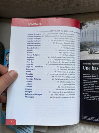 lote dos libros de viajes en autocaravana (francés