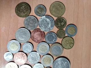 Lote Monedas Antiguas Varios Países