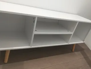 Mueble TV HOMCOM Blanco