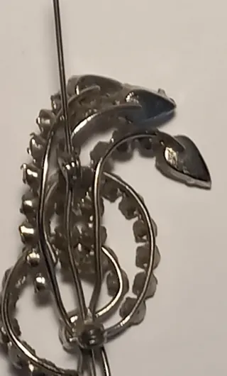 Spilla vintage strass multicolor