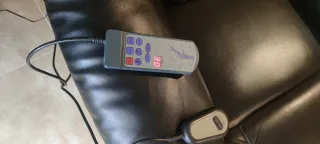 Sillón Masaje Levantapersonas cuero negro