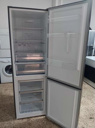 Nevera Cocotec plateada