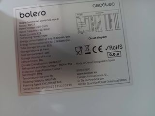 Nevera Cocotec plateada