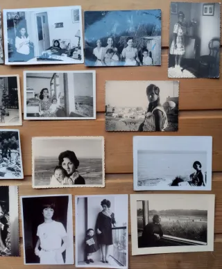 Lote fotos de mujeres en B&N y color