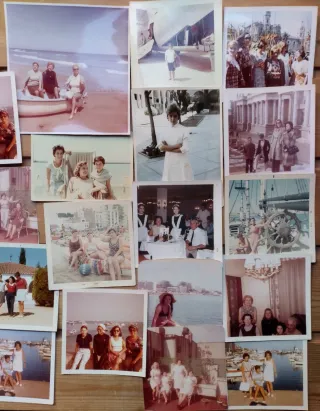 Lote fotos de mujeres en B&N y color