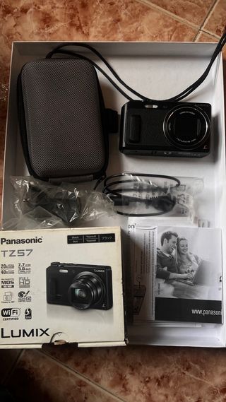 Panasonic Lumix TZ57 Cámara Digital Negra