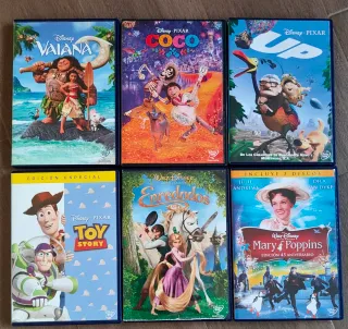 Lote 6 Películas Disney