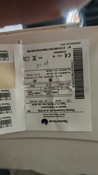 Caldera Saunier Duval F25