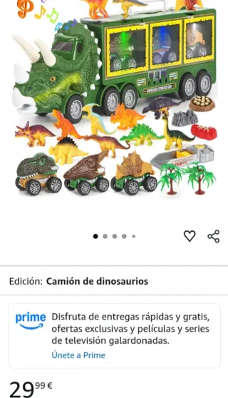 Camión de dinosaurios The Dinos Party