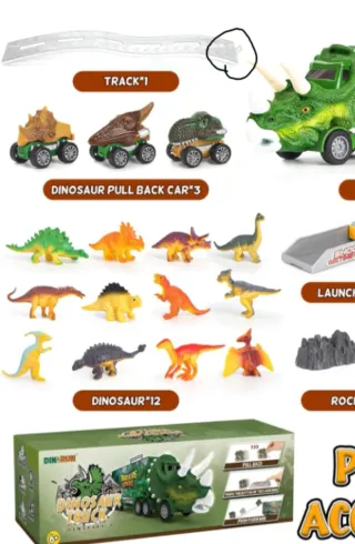 Camión de dinosaurios The Dinos Party