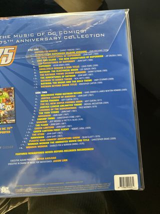 Vinilo DC Comics 75 Aniversario Azul Numerado