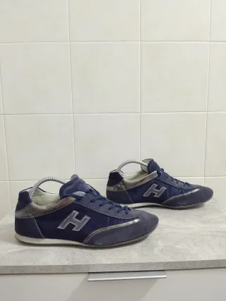 Hogan Sneakers Uomo Blu/Argento