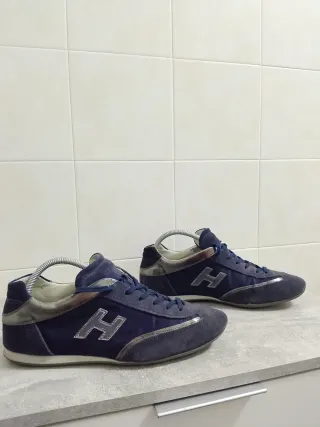 Hogan Sneakers Uomo Blu/Argento