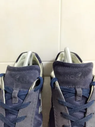 Hogan Sneakers Uomo Blu/Argento